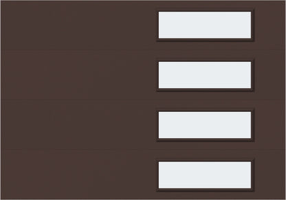 10'x7' Window - Skyflush Right  - Brown - Frosted