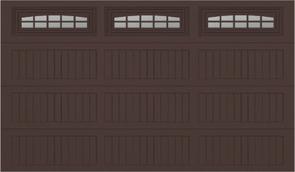 12x7 -  Cascade - Clear  With glass Long - Brown