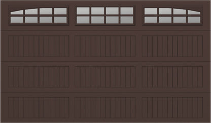 12x7 -  Arched Stockton Long - Clear  With glass Long - Brown