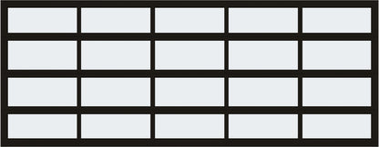 18'x7' Window - Aluminum - Dark Bronze - Frosted