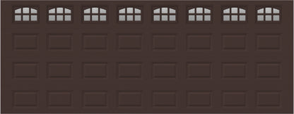 18x7 -  Cascade - Obscure With glass - Brown