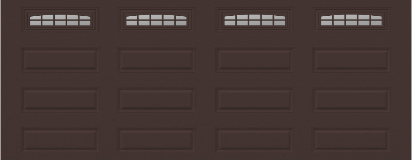 18x7 -  Cascade - Clear  With glass Long - Brown