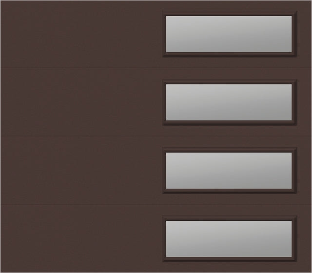 8'x7' Window - Skyflush Right - Brown - Clear