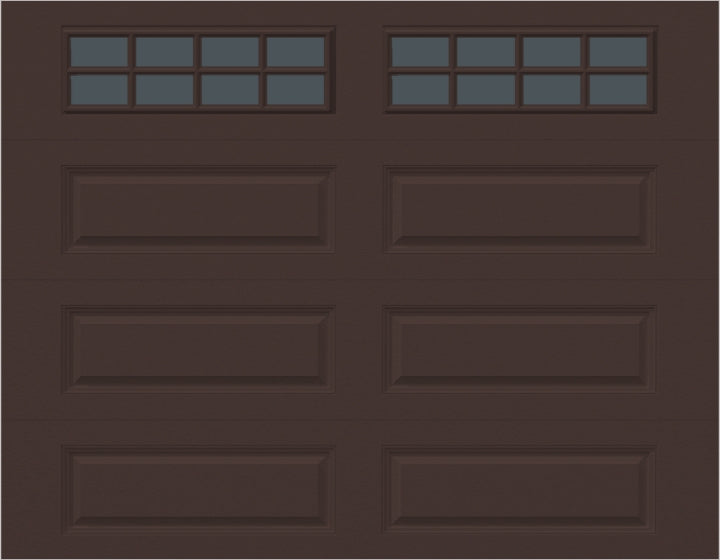 9x7 -  Tinted- Long Stockton With glass - Brown