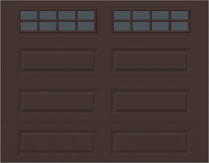 9x7 -  Tinted- Long Stockton With glass - Brown