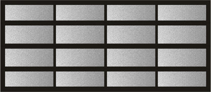 16'x7' Window - Aluminum - Dark Bronze - Obscure