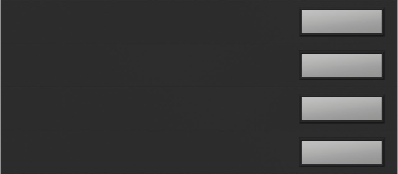 9'x7' Window - Skyflush Right - Black - Clear