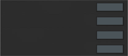 9'x7' Window - Skyflush Right  - Black - Tinted 