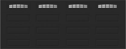 18x7 -  Cascade - Obscure  With glass Long - Black