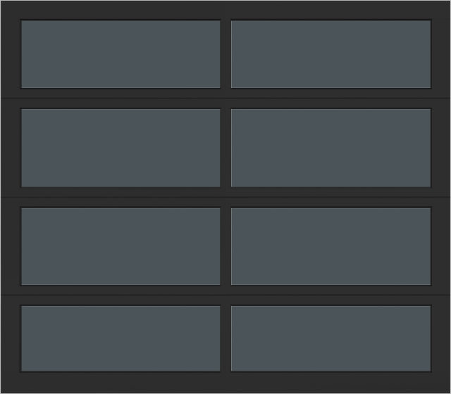 8'x7' Window - Aluminum  - Brown - Tinted 