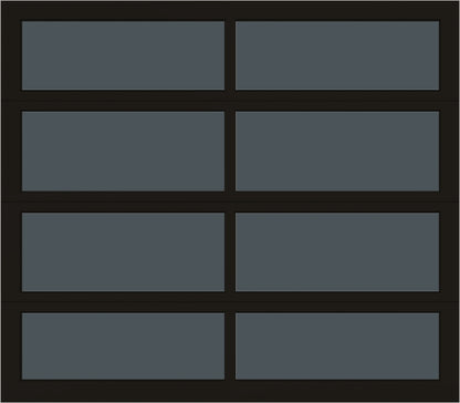 8'x7' Window - Aluminum - Dark Bronze - Tinted 