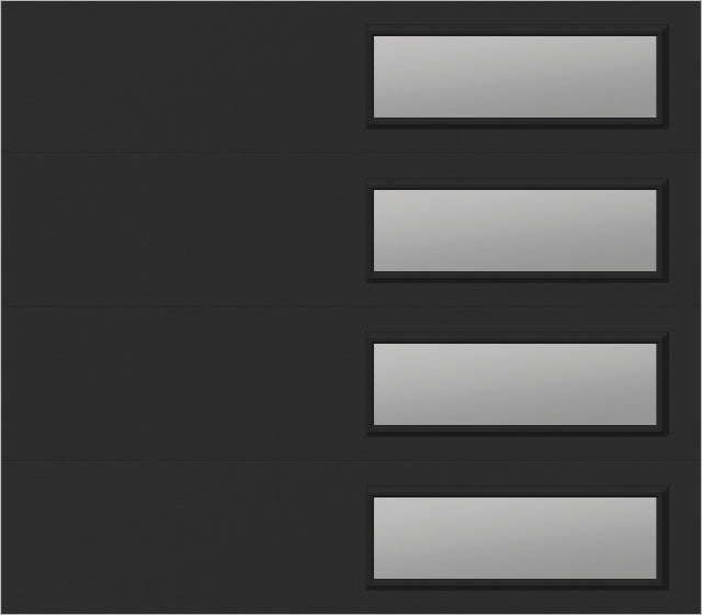 8'x7' Window - Skyflush Right - Black - Clear