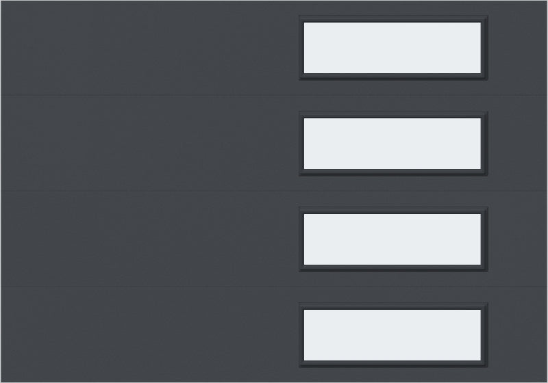 10'x7' Window - Skyflush Right  - Graphiete - Frosted