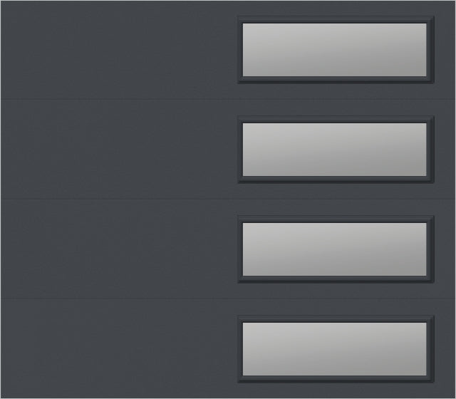 8x7 - Clear -  Stockton With glass Short - Graphite 