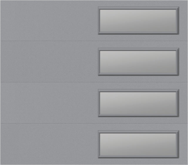 8'x7' Window - Skyflush Right -  Gray - Clear