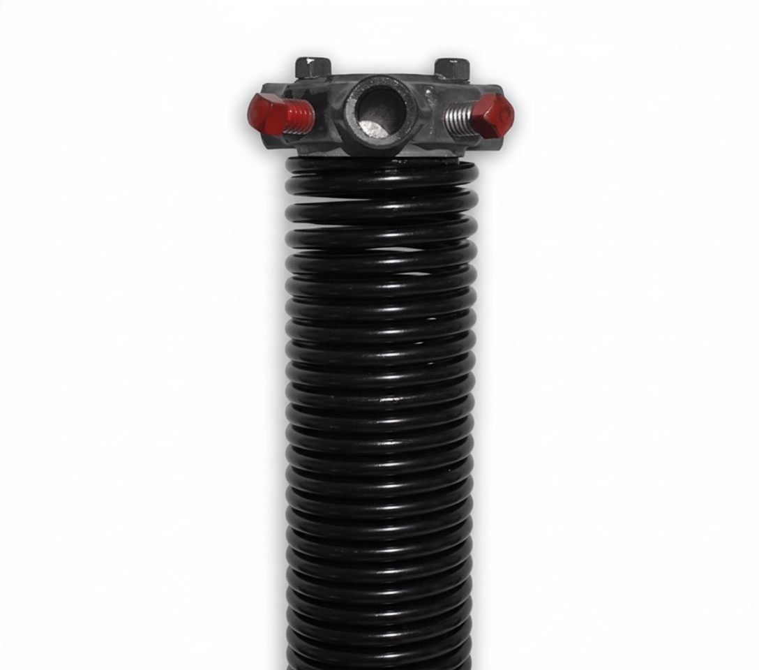 Oil Tempered Torsion Spring - .218 x 1 3/4" x 26" - Right Side - Black Cone