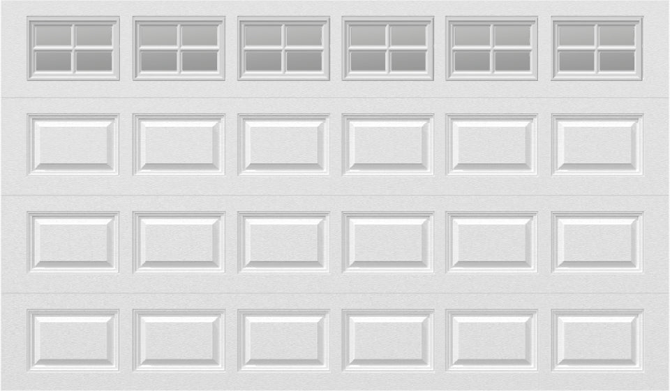 12x7 - Clear -  Stockton With glass - White