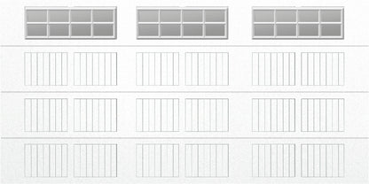 14x7 - Clear -  Stockton With glass Short - White