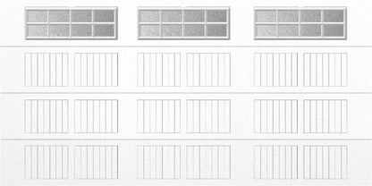 14x7 -  Obscure- Stockton With glass - White.