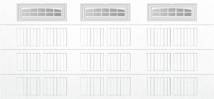 15x7 -  Cascade - Obscure With glass - White