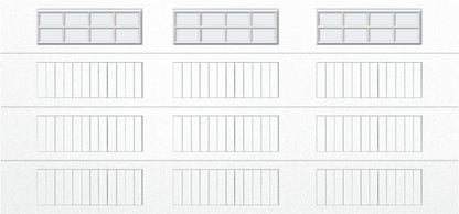 15x7 - Frosted -  Long -Stockton With glass Long - White