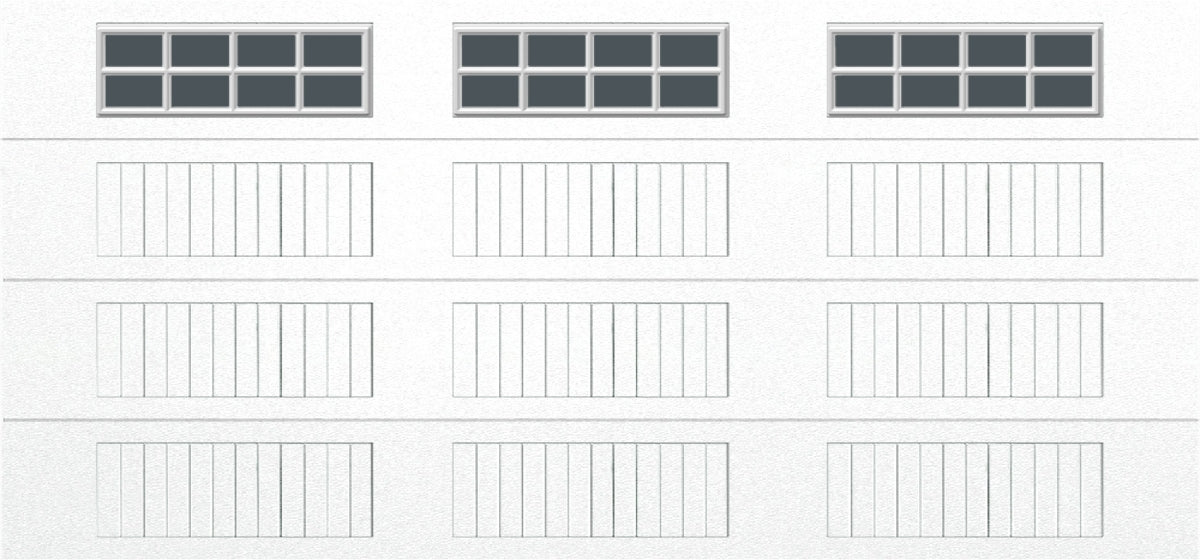 15x7 -  Tinted - Long Stockton With glass - White