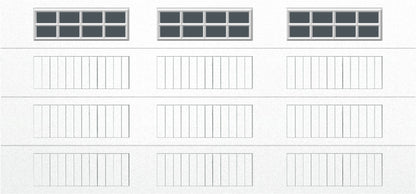 15x7 -  Tinted - Long Stockton With glass - White