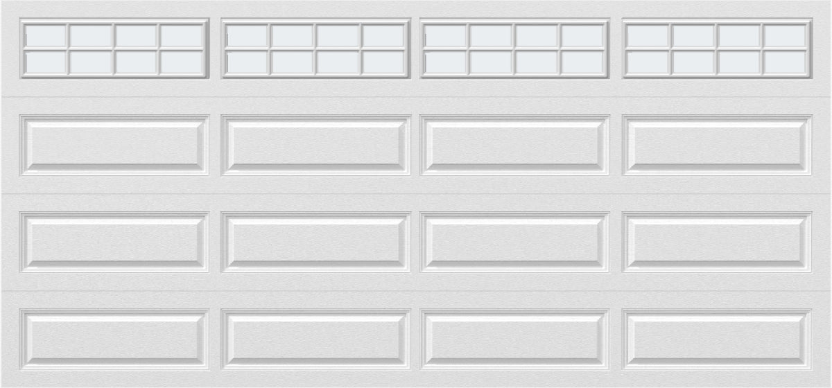 15x7 - Frosted -  Long -Stockton With glass Long - White