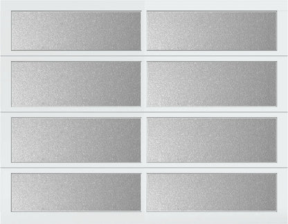 9'x7' Window - Aluminum - White - Obscure