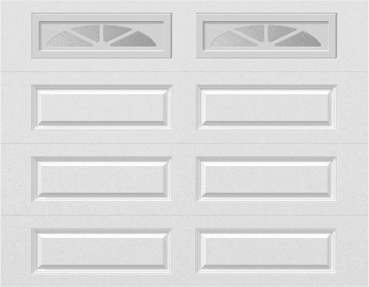 9x7 -  Waterton Long 2 - Obscure - With glass Long - White