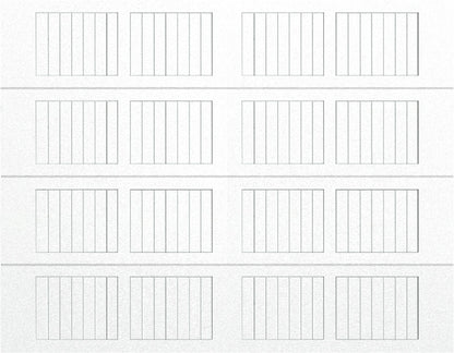 9x7 Short No Glass - White