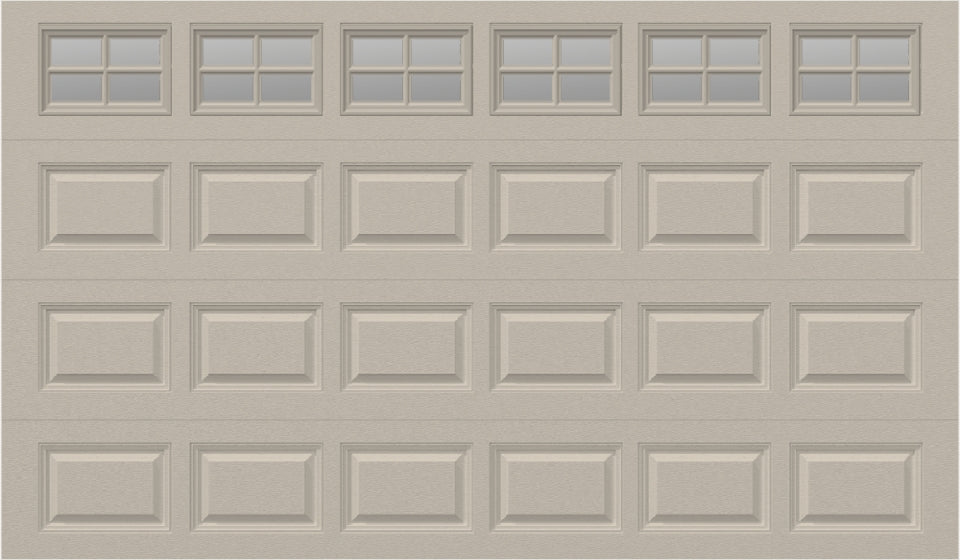 12x7 - Clear -  Stockton With glass - Almond.