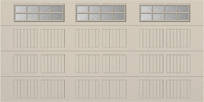 14x7 -  Obscure- Stockton With glass - Almond.