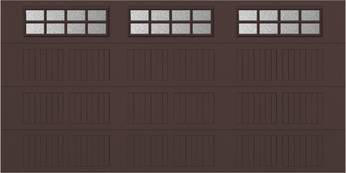 14x7 -  Obscure- Stockton With glass - Brown.