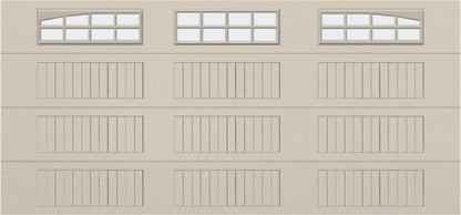 15x7 - Arched Stockbridge Long - Frosted With glass Long - Almond