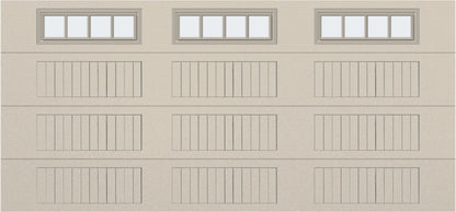 15x7 - Straight Stockbridge Long - Frosted With glass Long - Almond