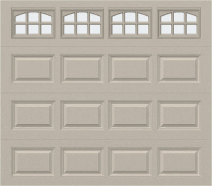 8x7 -  Cascade Short - Frosted  With glass - Almond