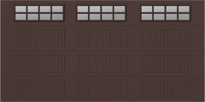 14x7 - Clear -  Stockton With glass Short - Brown