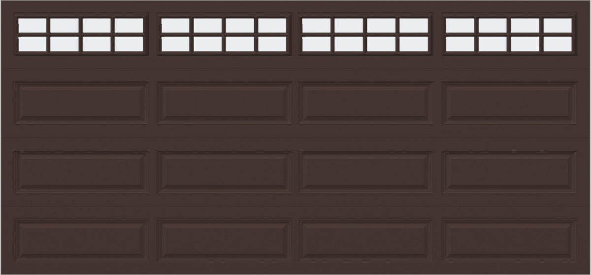 15x7 - Frosted  - Long - Stockton With glass Long - Brown