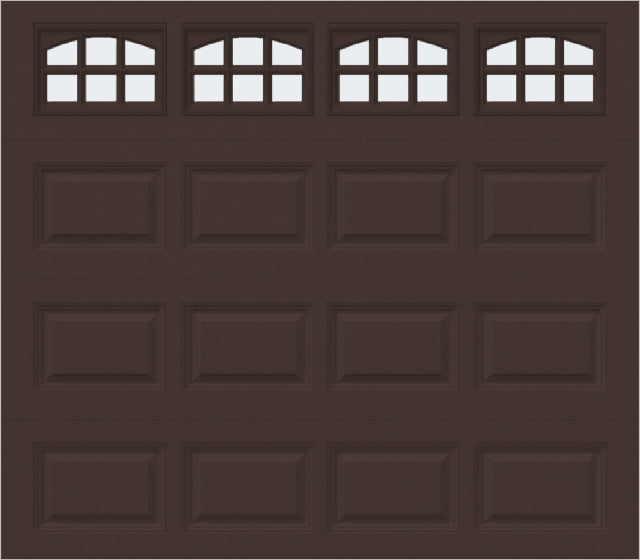 8x7 -  Cascade Short - Frosted  With glass - Brown.