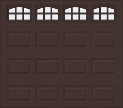 8x7 -  Cascade Short - Frosted  With glass - Brown.