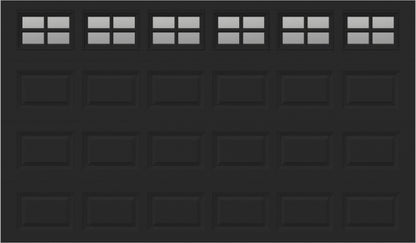 12x7 - Clear -  Stockton With glass - Black