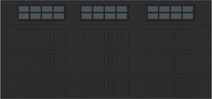 15x7 -  Tinted - Long Stockton With glass - Black