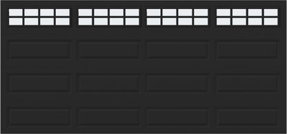 15x7 - Frosted -  Long - Stockton With glass Long - Black