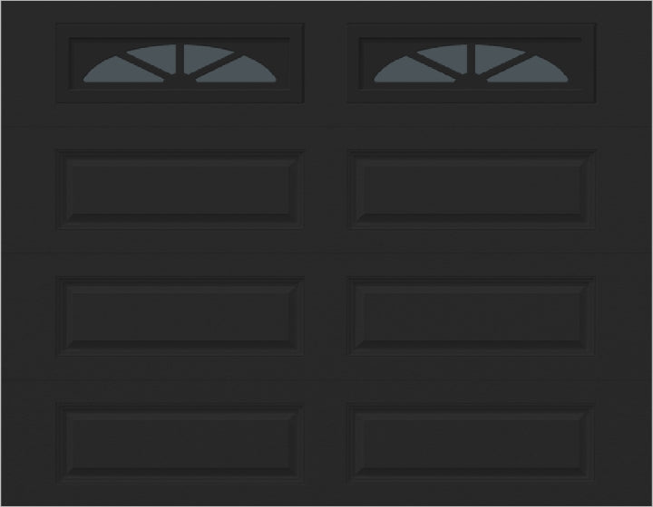 9x7 -  Waterton Long 2 - Tinted -   With glass Long - Black