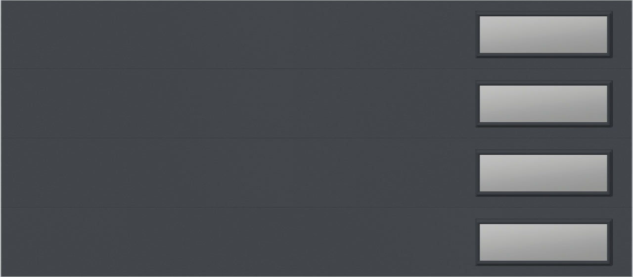 9'x7' Window - Skyflus Right - Graphiete - Clear