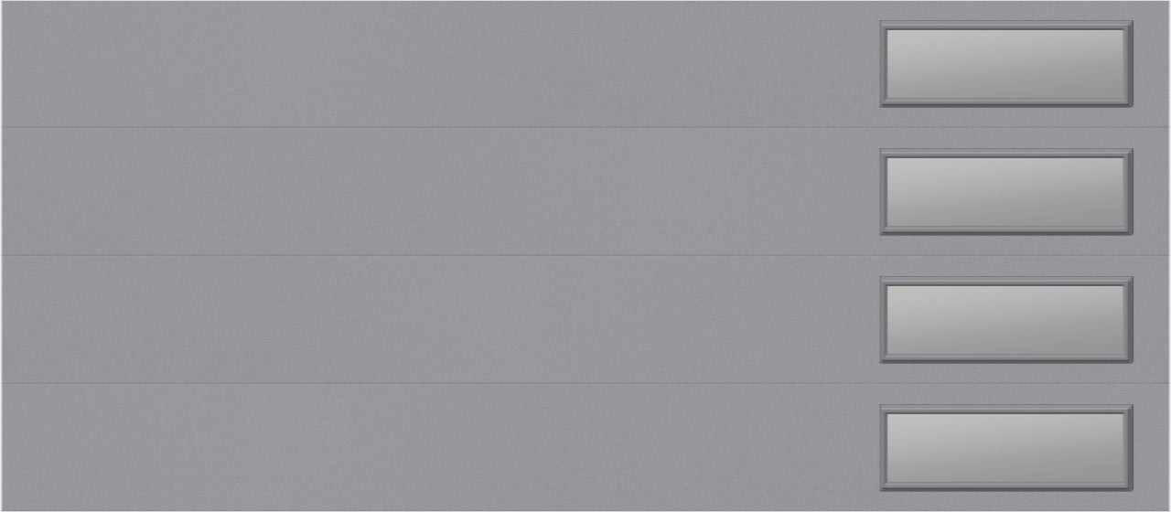 9'x7' Window - Skyflush Right -  Gray - Clear